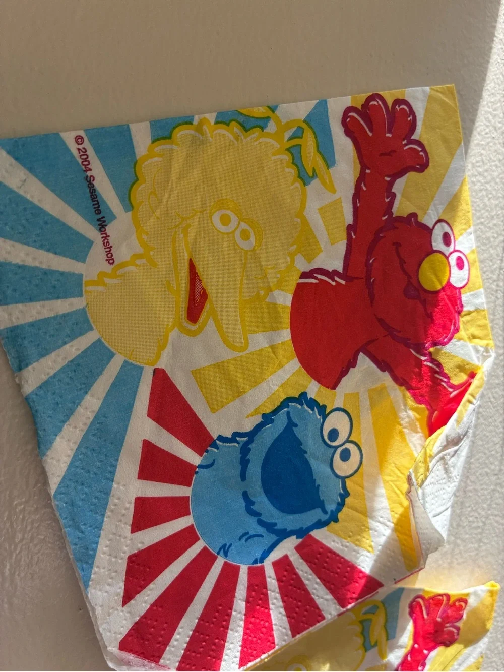 Y2K sesame street zip up lunch box